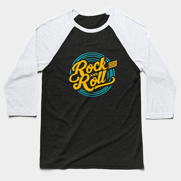 Garage Rock Baseball T-Shirt by timegraf